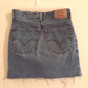 vintage Levi’s denim skirt